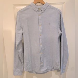 All Saints Mens Button Down Shirt